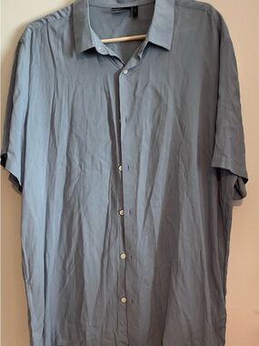 Cinch Men's Casual Button-Down Shirt in Slate Blue